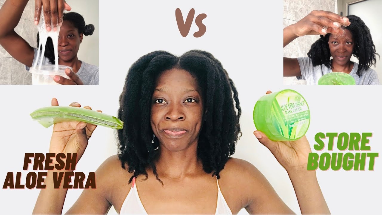 2 TYPES D’ALOE VERA POUR LA POUSSE DU CHEVEU CRÉPU: Lequel fonctionne ? Test & résultat réaliste