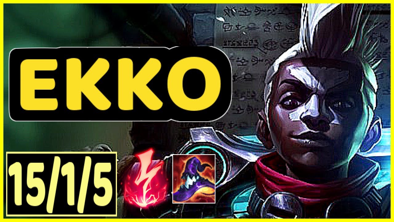 INSANE EKKO MID 1V9 KDA 15/1/5 PATCH 26.03
