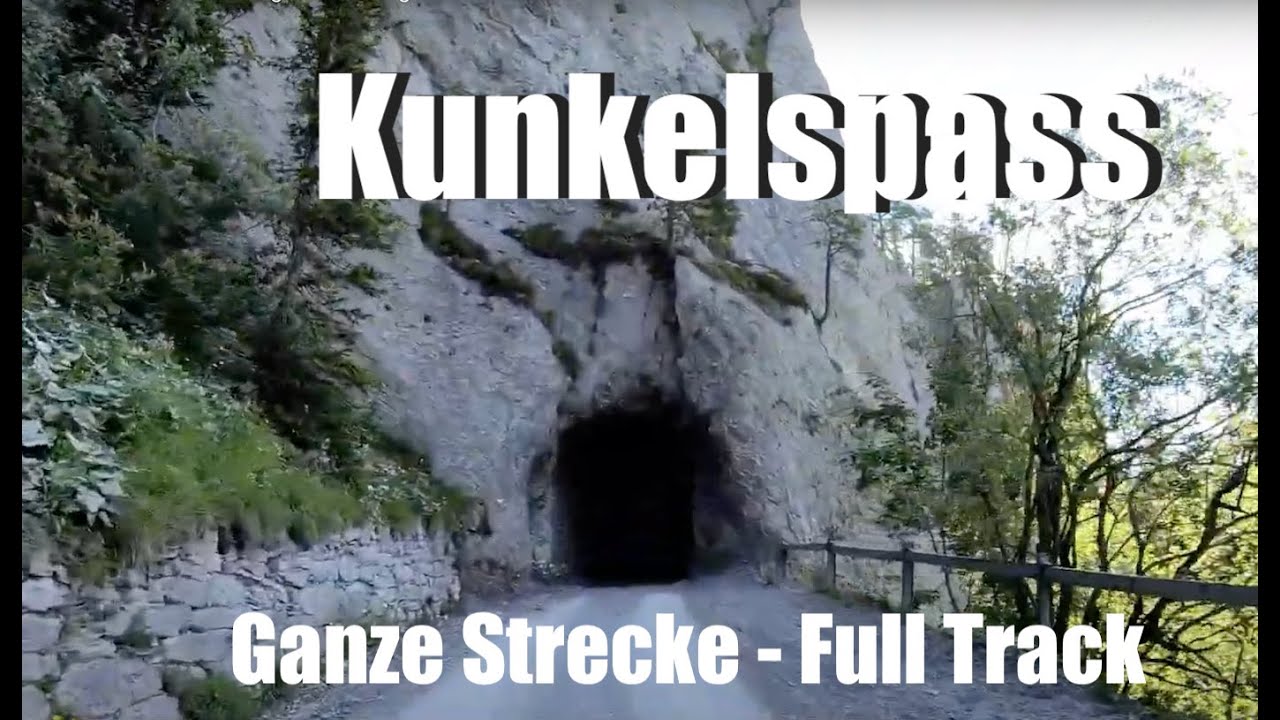 Kunkelspass Switzerland - Car ride in 4K Full Lenght - Amazing Track!!