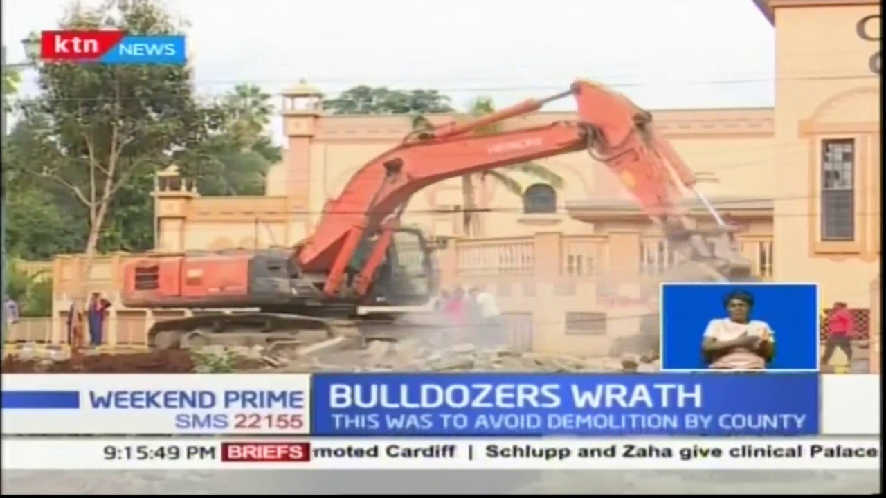 Oshwal Centre carries out its own demolition