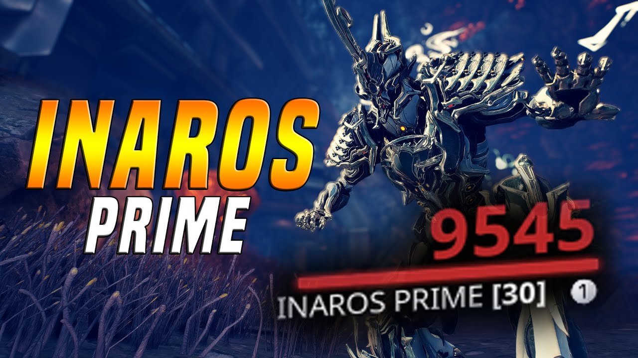 [WARFRAME] INAROS PRIME - 9545 HP - Unlimited Healing Synergy!