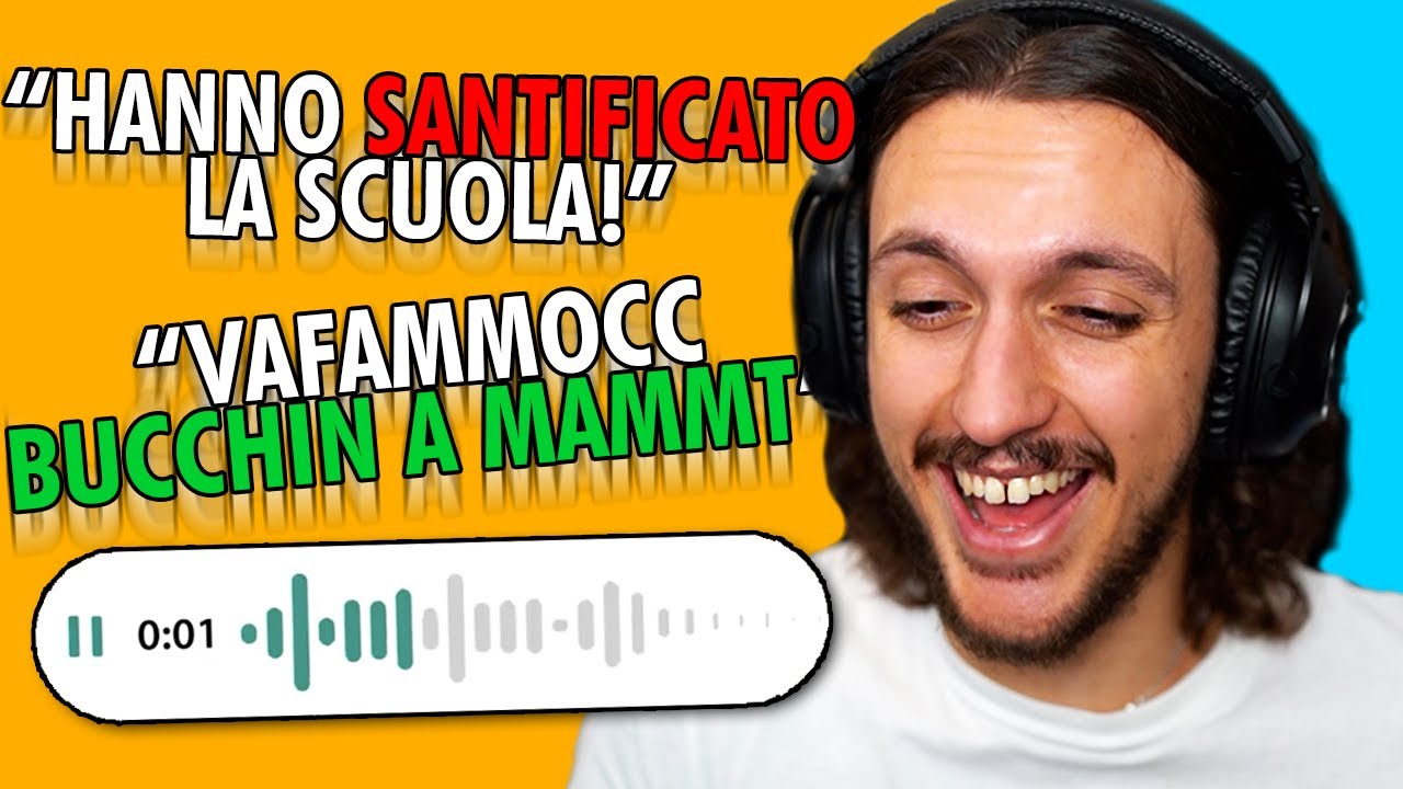 QUESTI MESSAGGI VOCALI TI FARANNO CRINGIARE!