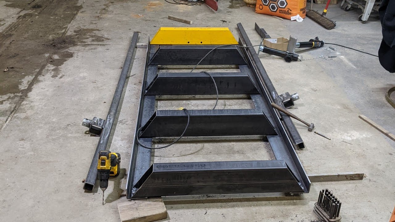 Fabricating 8 Foot of Track Extensions for the Frontier OS27 Sawmill