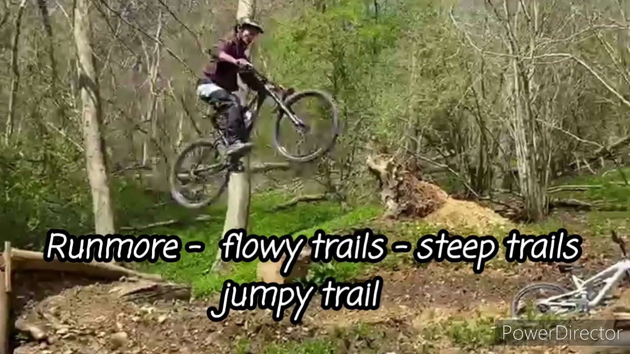 Runmore - flowy trails - jump trails - steep trails #hardtail