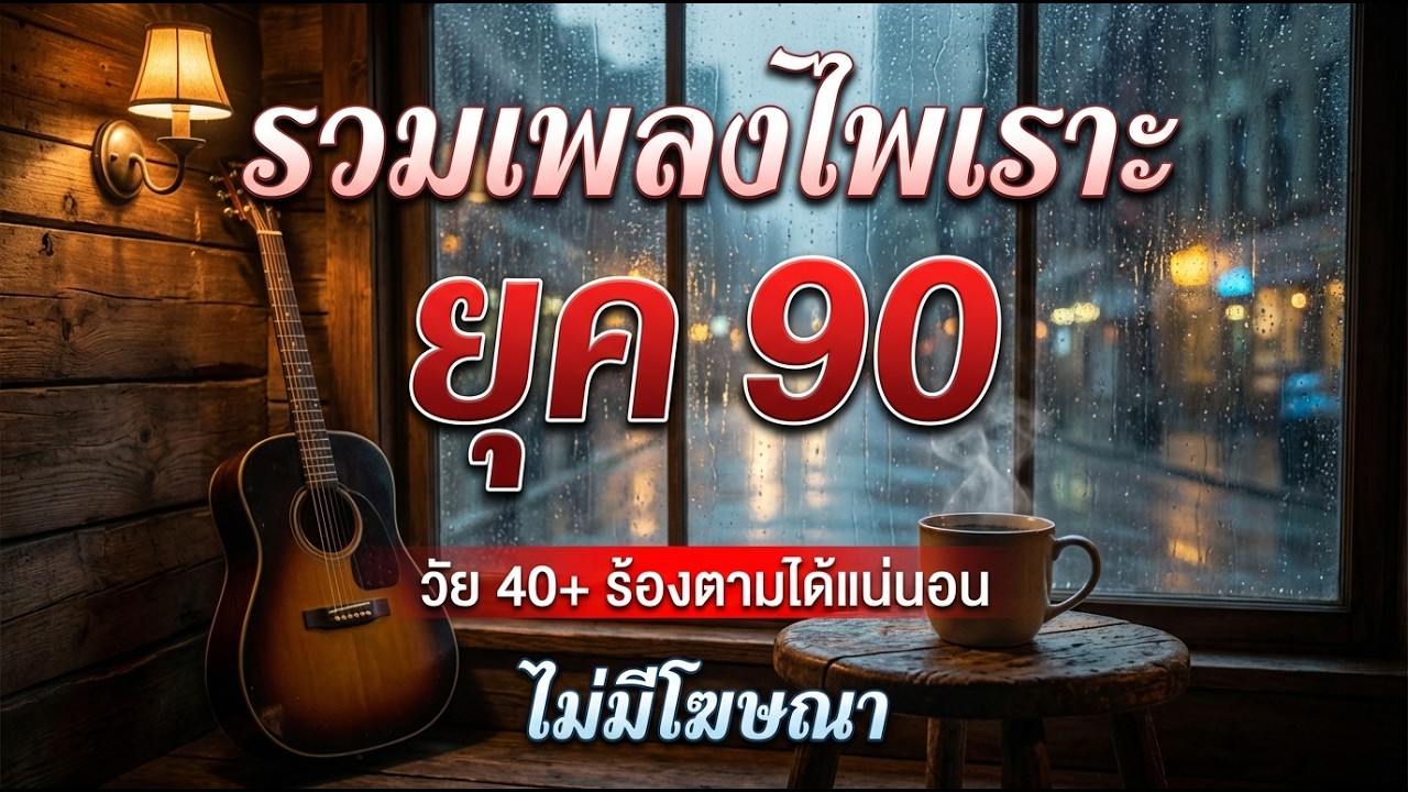 รวมเพลงยุค 90 ฟังแล้วติดหู ไม่มีวันลืม! 🎶 | ล้านวิว ฟังแล้วหยุดไม่ได้!