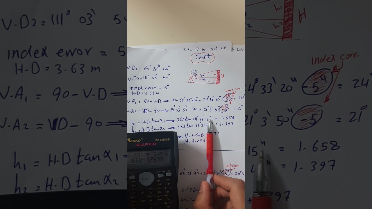 قياس ارتفاع البناية