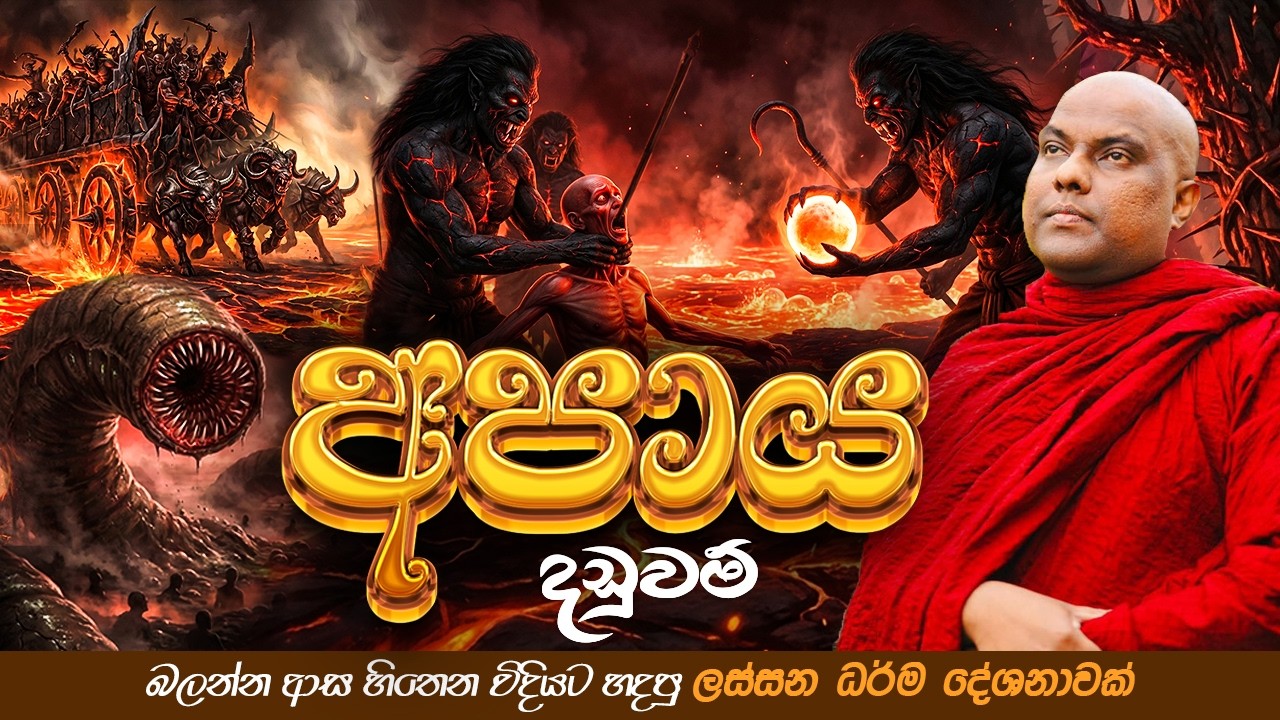 බුදු දහමේ විස්තර වන අපායේ දරුණුතම දඬුවම්!  | Galigamuwe Gnanadeepa Thero Bana 2026