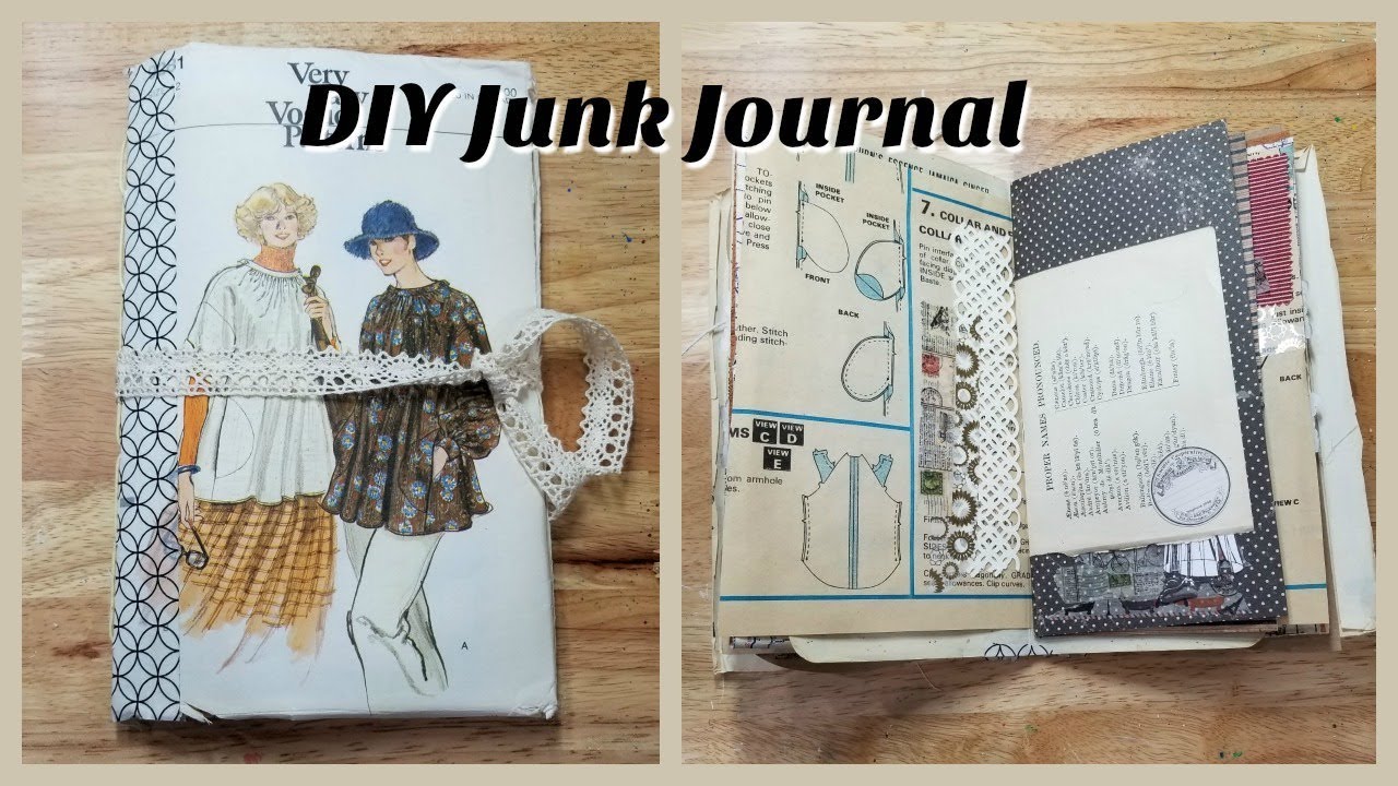 How to Make a Junk Journal | Vintage Patterns