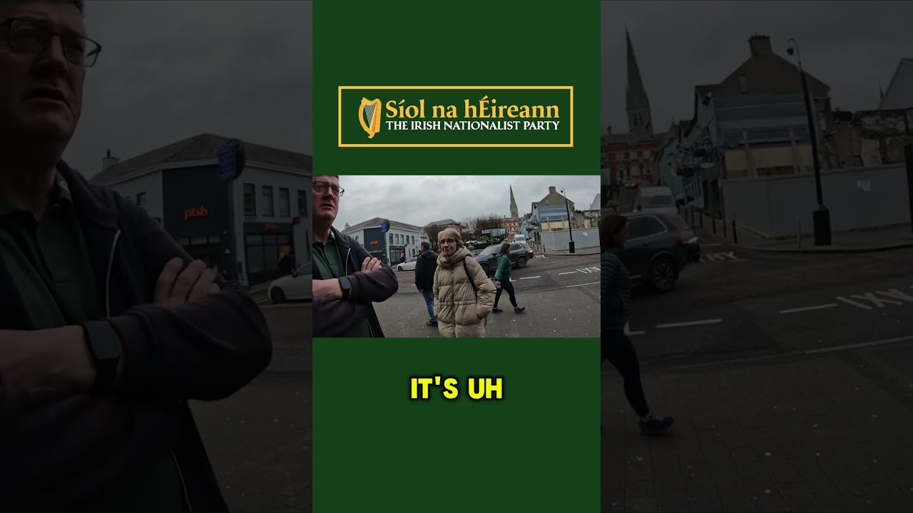 Wholesome! Irish Patriots Oppose the Invasion of Ireland! Letterkenny, Co. Donegal!