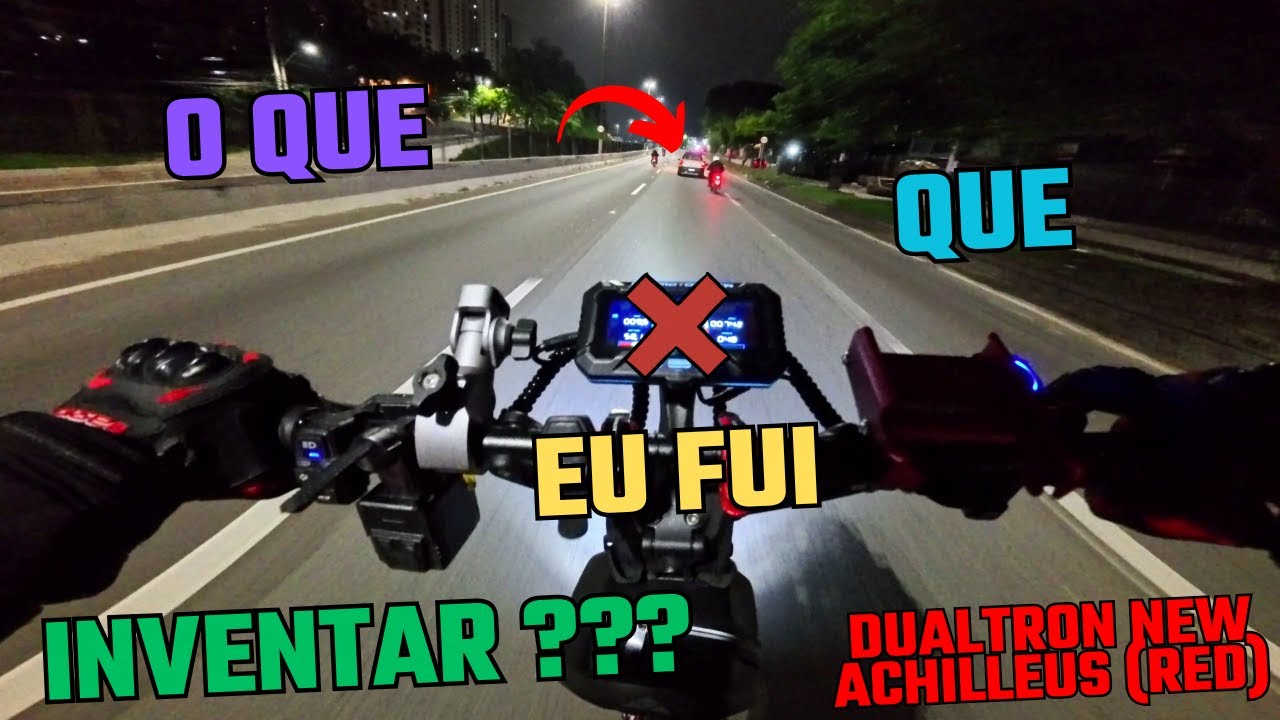 O QUE QUE EU FUI INVENTAR?! - Dualtron New Achilleus (RED)