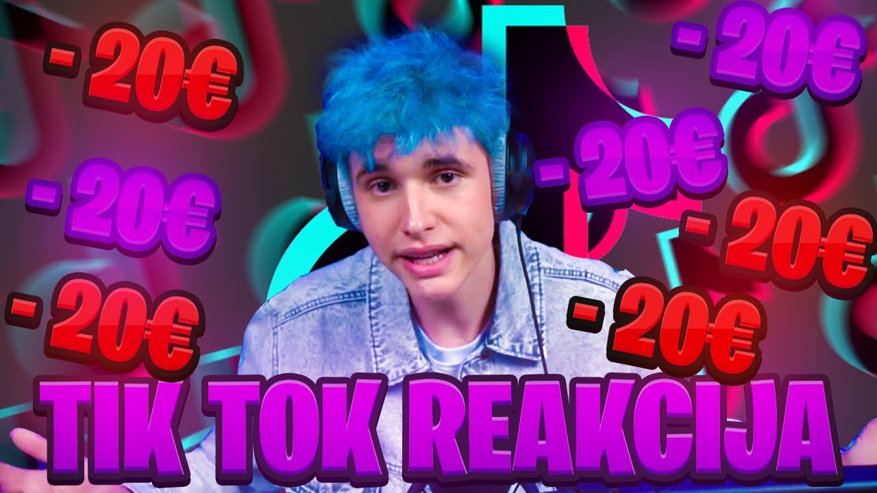 ČE ME NASMEJIŠ 20€- DOBIŠ!!! (TIKTOK REAKCIJE Pt.3)