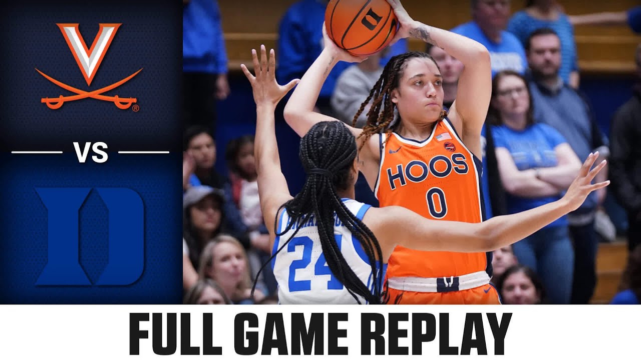 Virginia vs. Duke Full Game Replay | 2023-24 ACC Women's Basketball