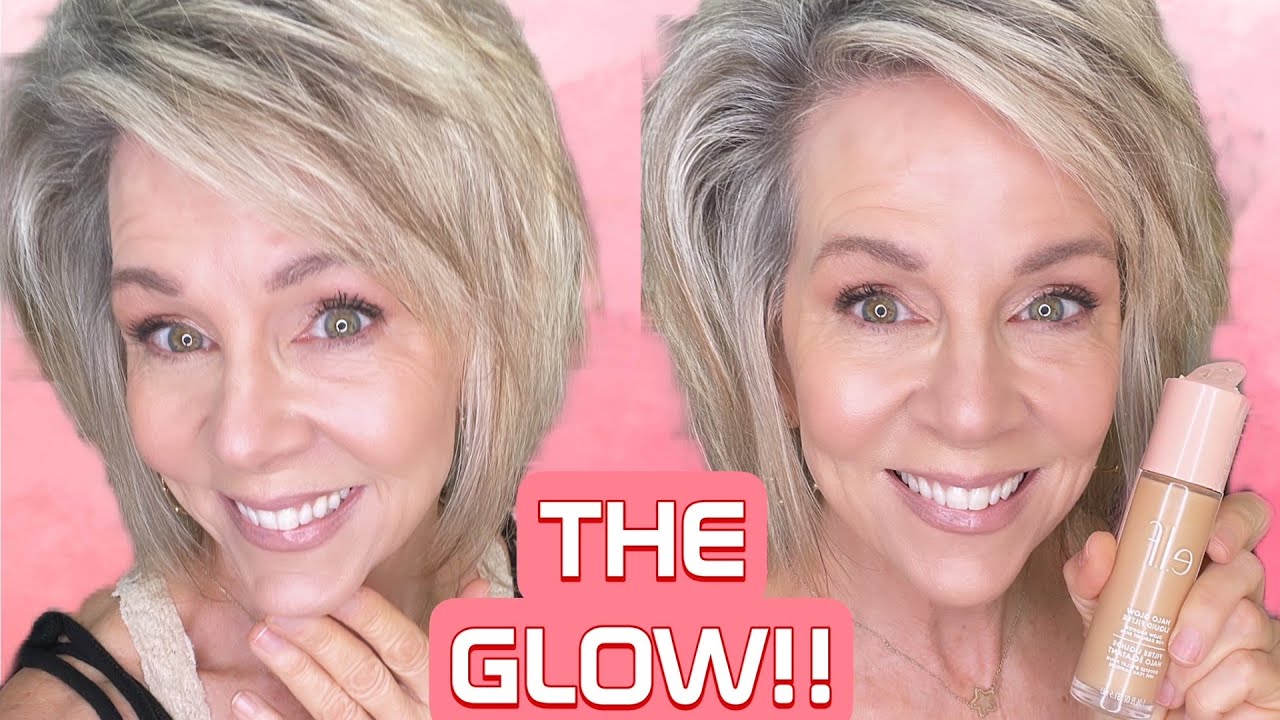 Trying The E.L.F. Halo Glow Liquid Filter on 61 Year Old Skin