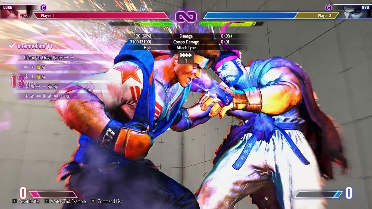SF6 - Luke Trials Example (Luke Combos)