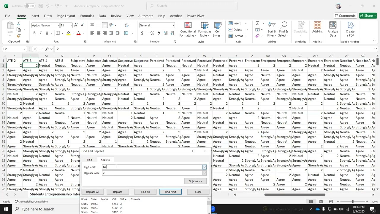 How can you convert the data from your Google Form into numerical format for use in SmartPLS4?