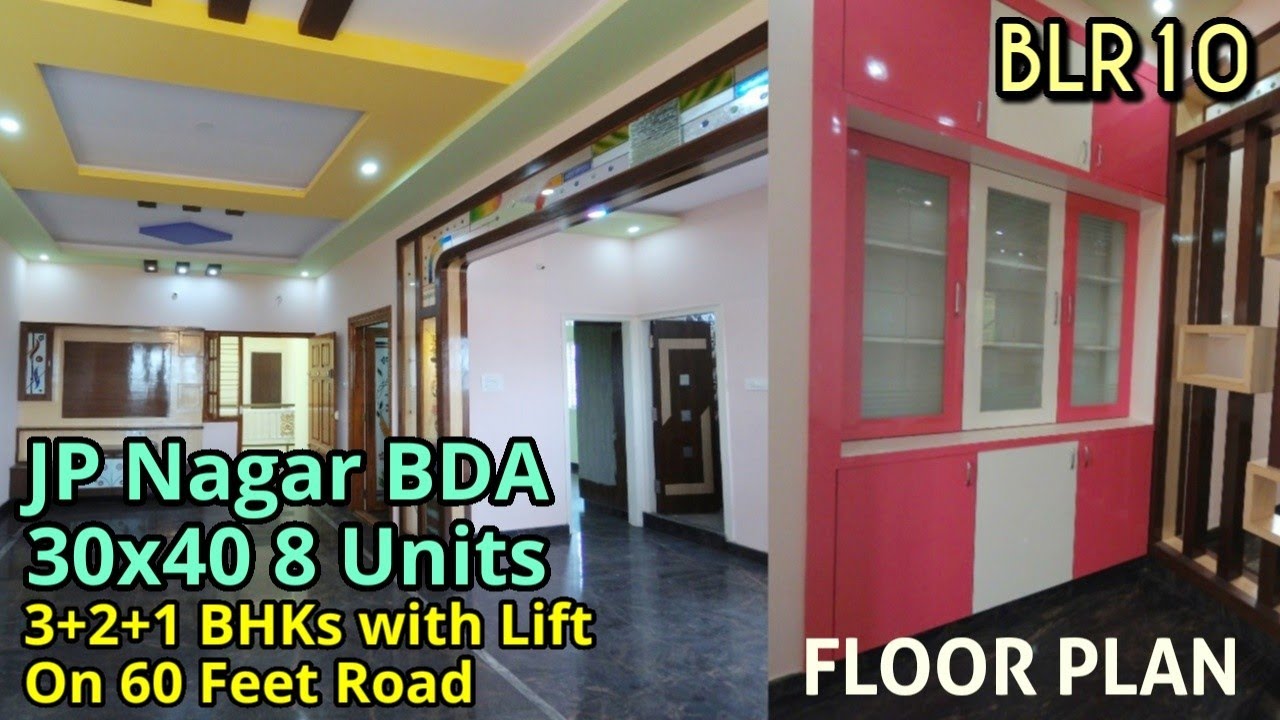 JP Nagar 8 Units 30x40 New Building with Lift BLR10 SOLD