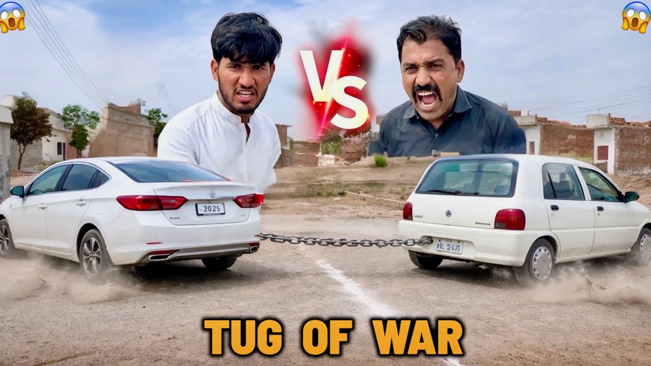 Honda City(Shehzada) VS Alto Tug Of War😱Kiya Main Jeet Paun Ga?💪