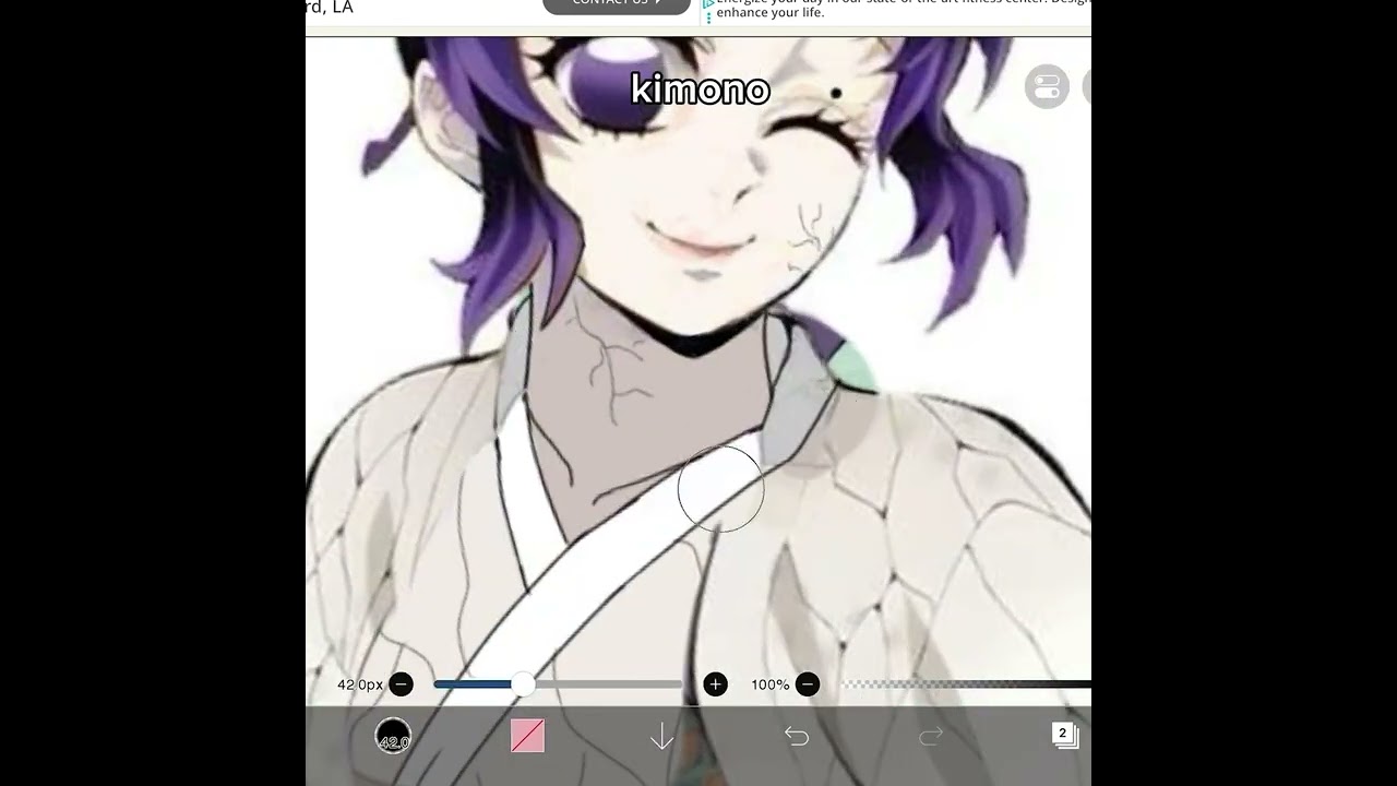 Shinobu as a demon🦋 #dontflop #shinobukocho #art 