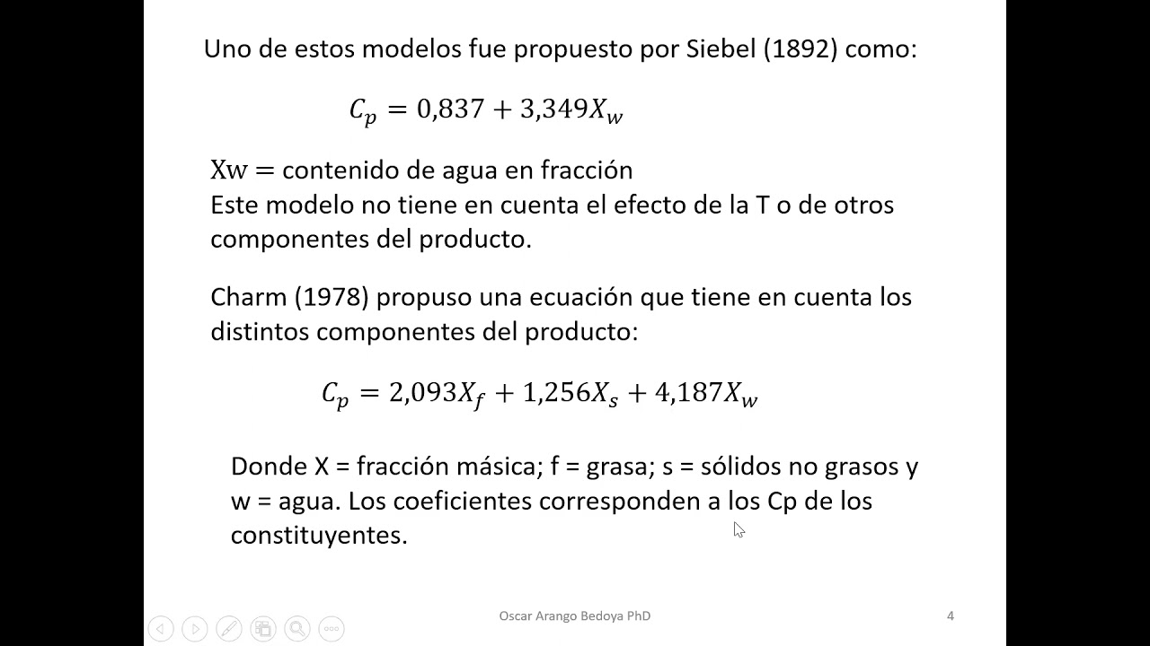 Propiedades térmicas de los alimentos