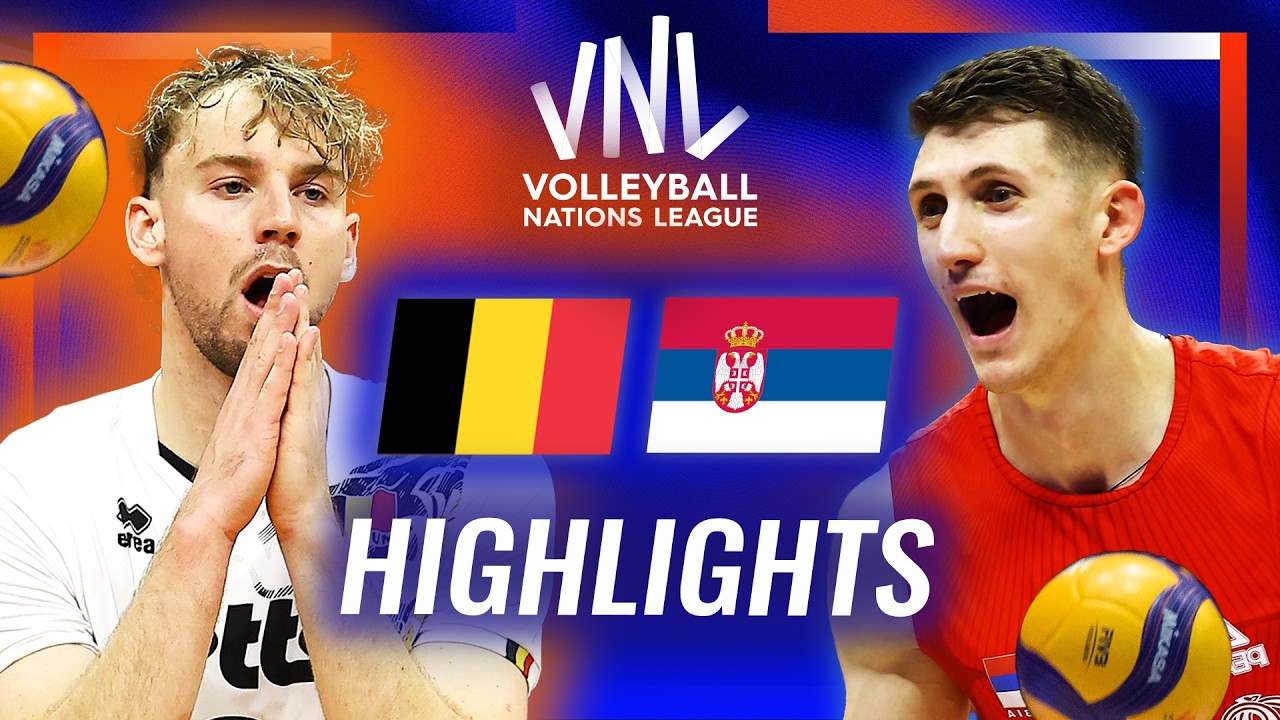 Belgium 🇧🇪 vs. Serbia 🇷🇸 - Highlights | Week 1 | Men's VNL 2026