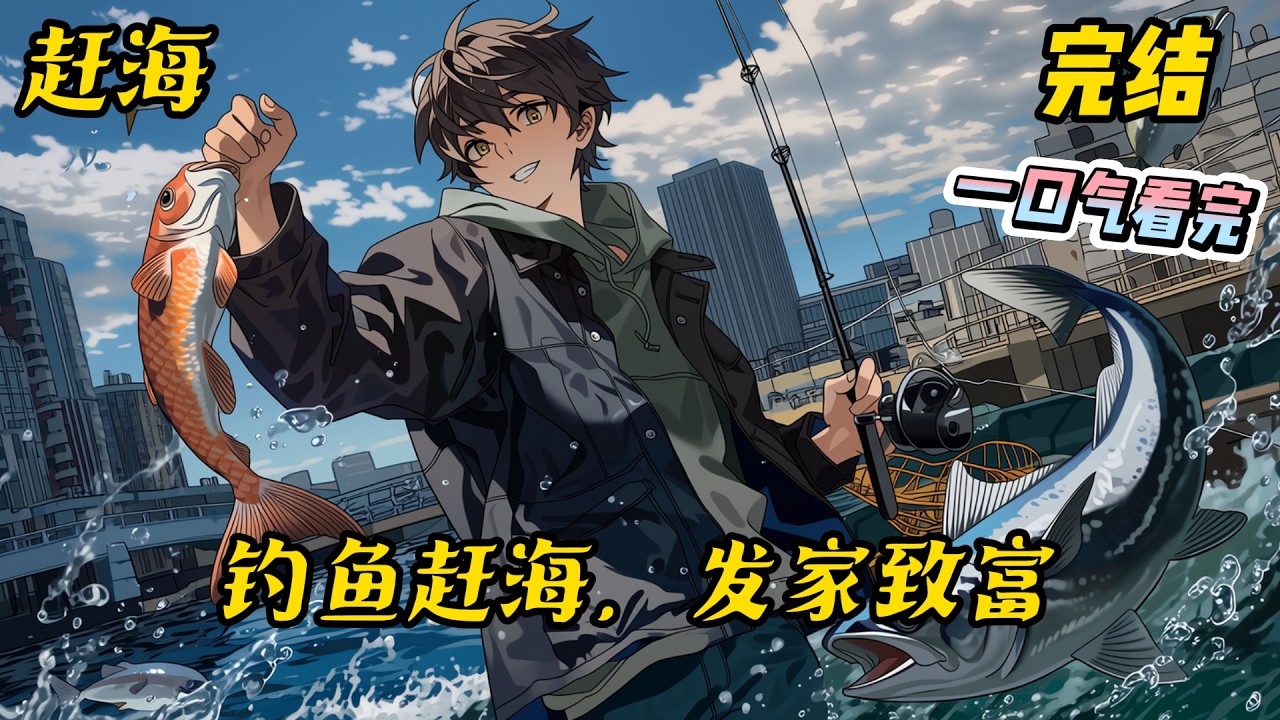完结《钓鱼赶海，发家致富》打工哪有打渔爽。 家里就剩自己一个独苗，都要绝户了，运气好亿点点不过分吧？ 钓点好鱼不过分吧？  虽说家世比较惨，但是主角牛皮啊！#赶海 #爽文 #金手指 #无敌 #小说