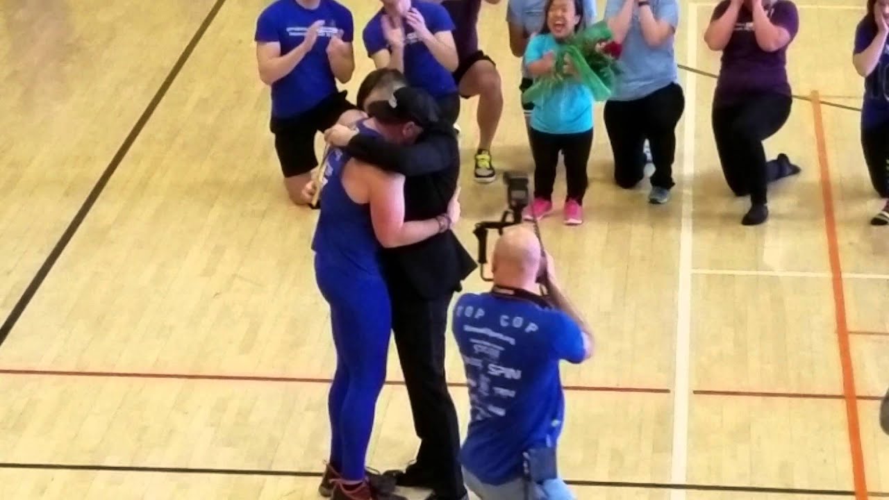 Angelo's proposal flash mob