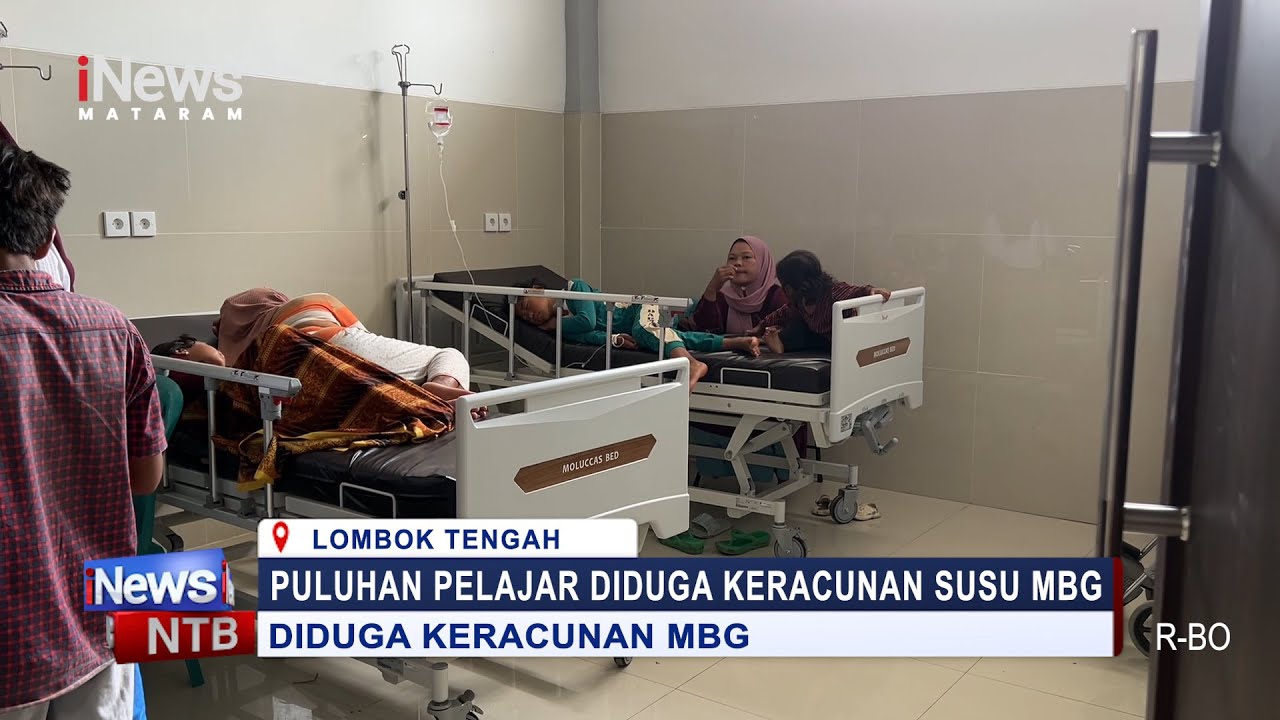 Puluhan Pelajar di Lombok Tengah Diduga Keracunan Susu MBG