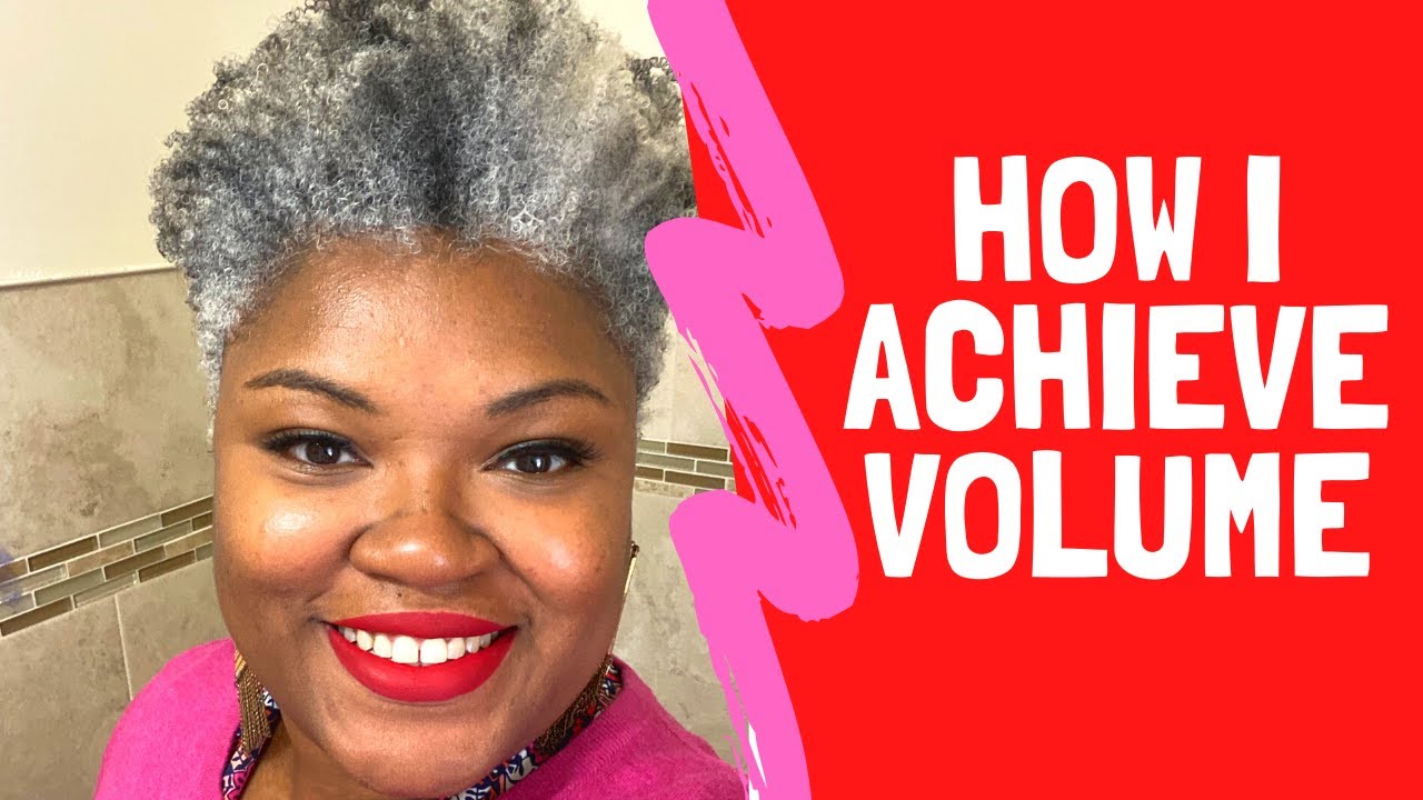HOW I KEEP MY GRAY HAIR MOISTURIZED AND GIVE IT VOLUME | GRAY HAIR STYLING TIPS