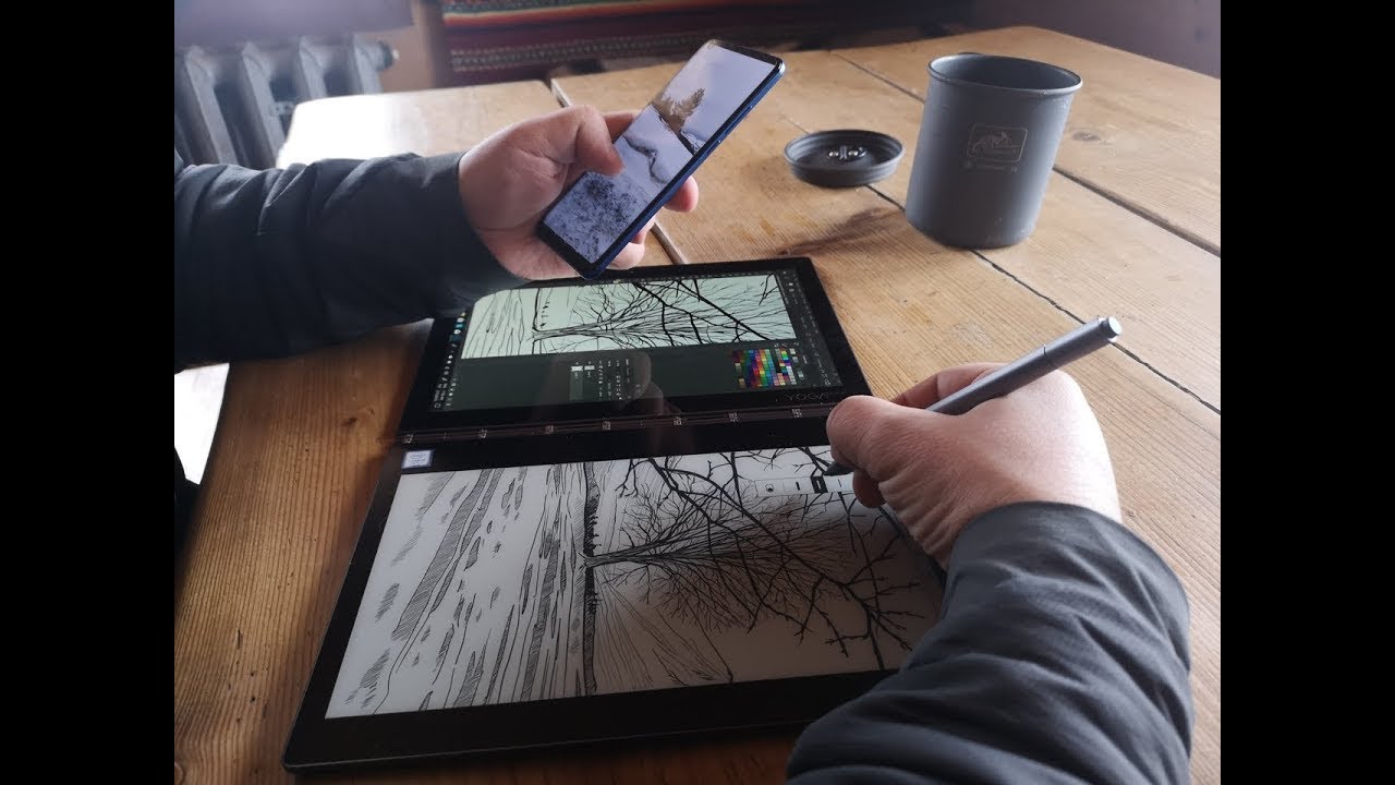 Lenovo Yoga Book C930 - narzędzie dla grafika.