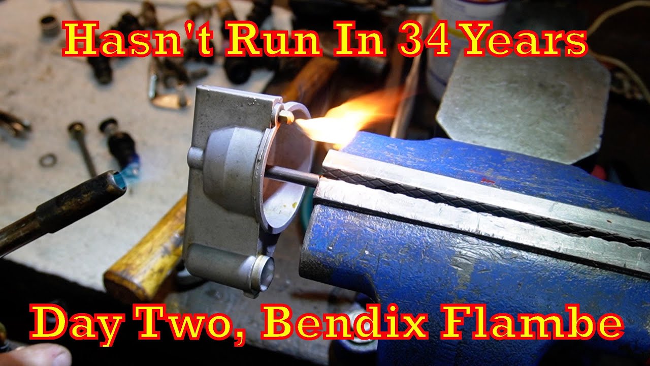 Hasn't Run In 34 Years Day Two, Bendix Flambe, The Best Video You'll See About Bendix Carbs, Promise