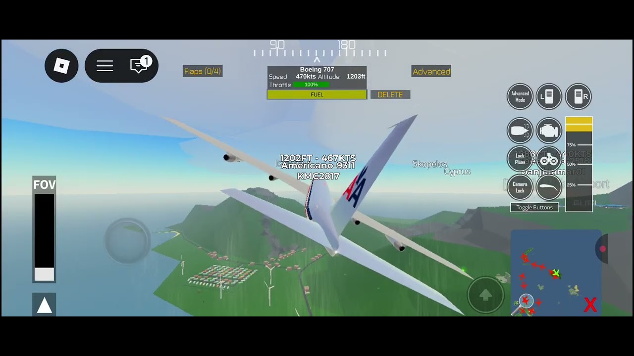 Perth - Grindavik Americano B707