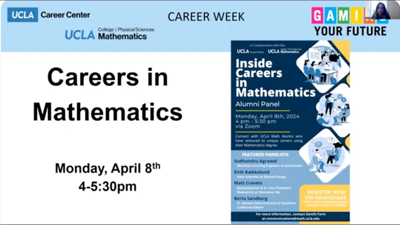 Careers in Mathematics Spring 2024