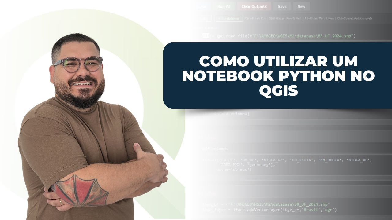 QGIS - Como utilizar um notebook Python