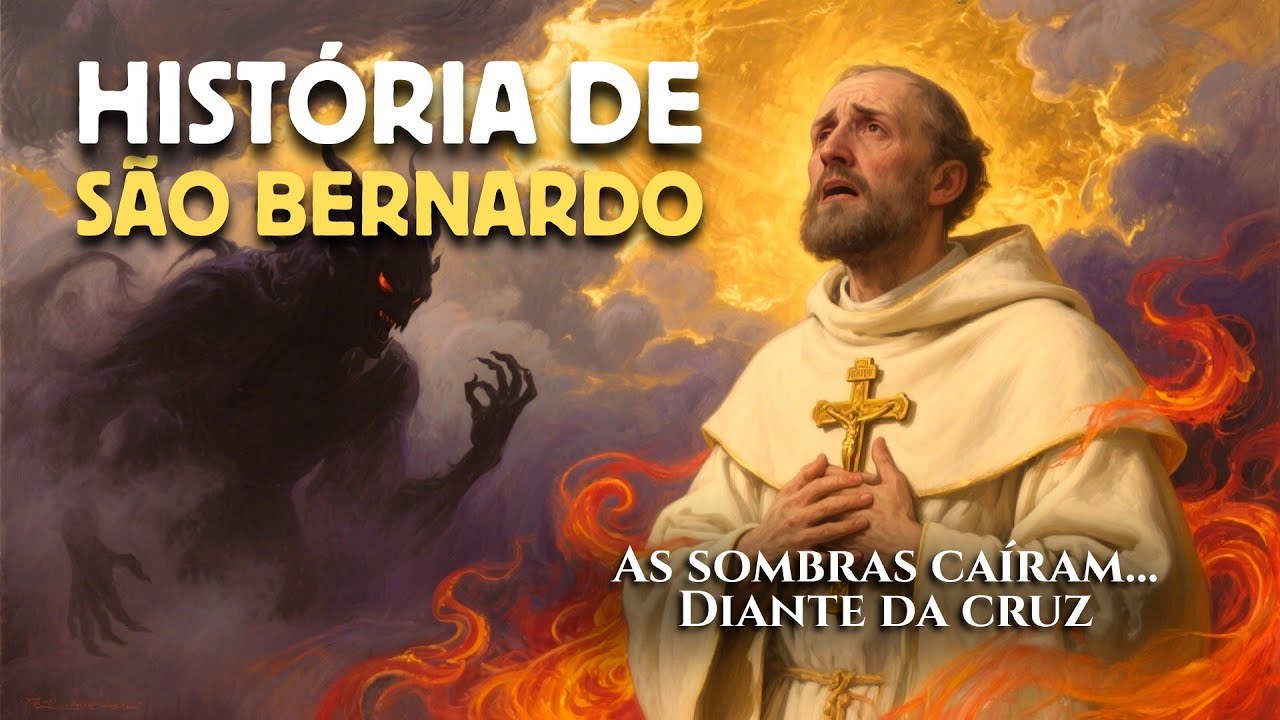 QUEM FOI SÃO BERNARDO DE CLARAVAL? Na tentação mais escura... ele resistiu | História dos Santos