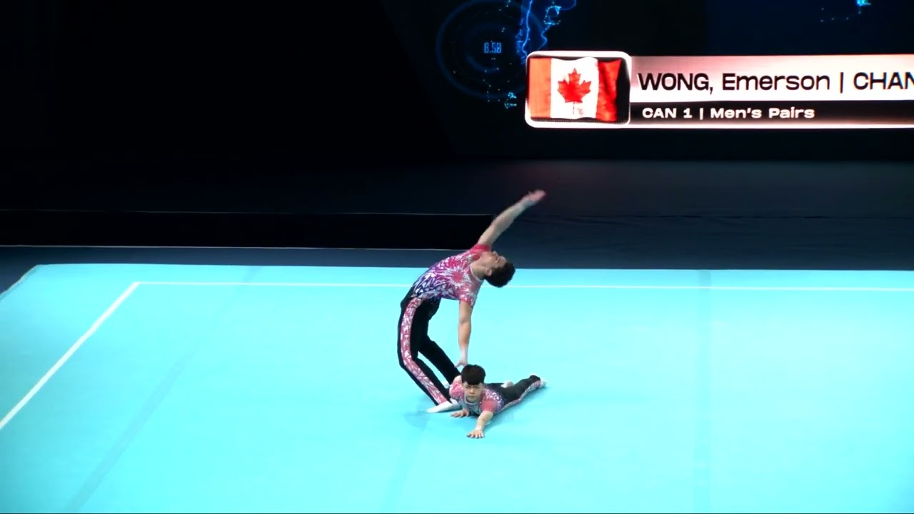 Canada (CAN) - 2024 Acrobatic Worlds, Guimaraes (POR) Dynamic Qualification  Men's Pair