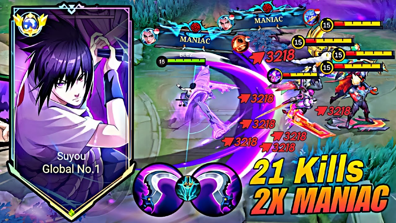21 KILLS!! 🔥 SUYOU BEST IS BACK EFFECTIVE BUILD TO BEAT STRONG HERO IN RANKED! (Must Watch!!) - MLBB