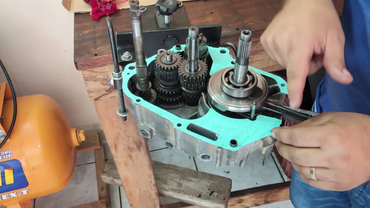 Montagem Detalhada do Motor pop 100 (parte 1) #motorpop #mecanico #cursodemotos