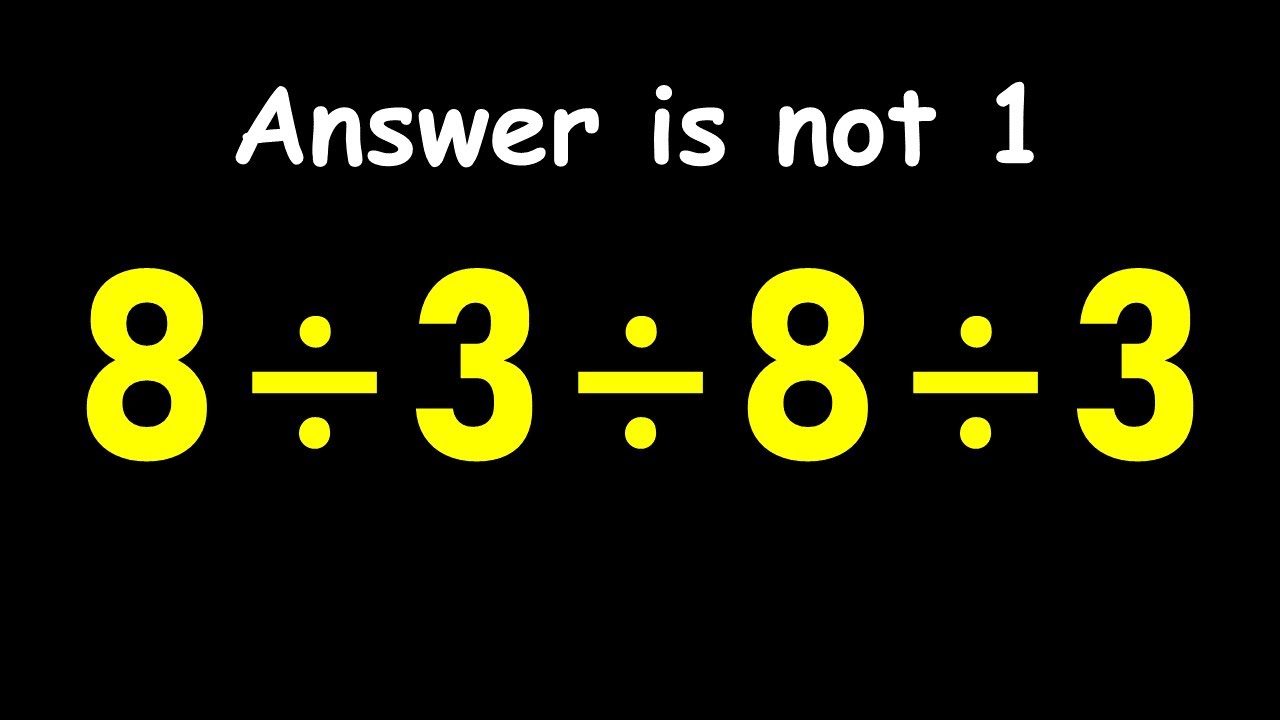 This Math Problem Tricks Everyone!