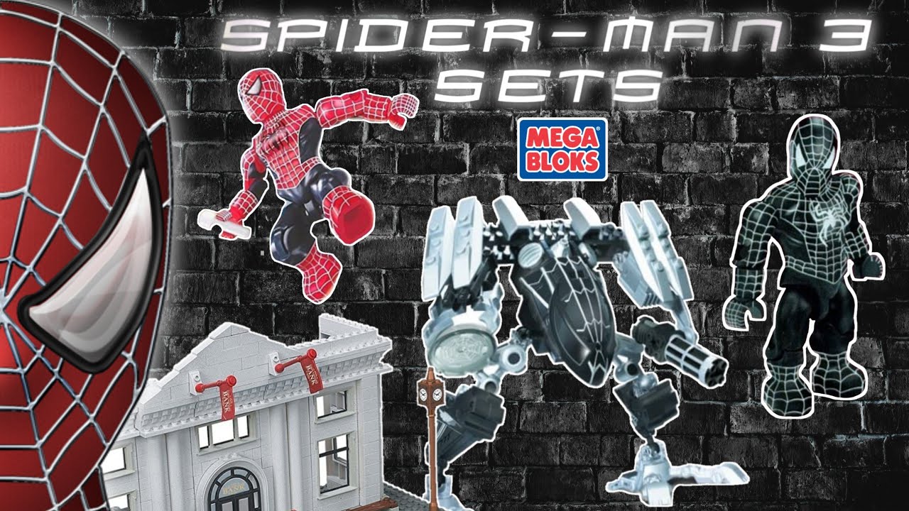 Spiderman 3 All Sets///Marvel Mega Bloks
