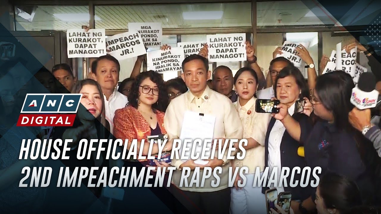 Office of House SecGen officially receives second impeachment complaint vs Marcos