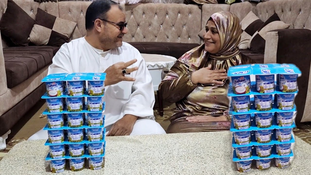 تحدى أكل 40 علبه زبادي بالكامل والعقاب ياأنا ياإنتي ع اليوتيوب كله معدش فى هزار دخلنا ف الجد👌