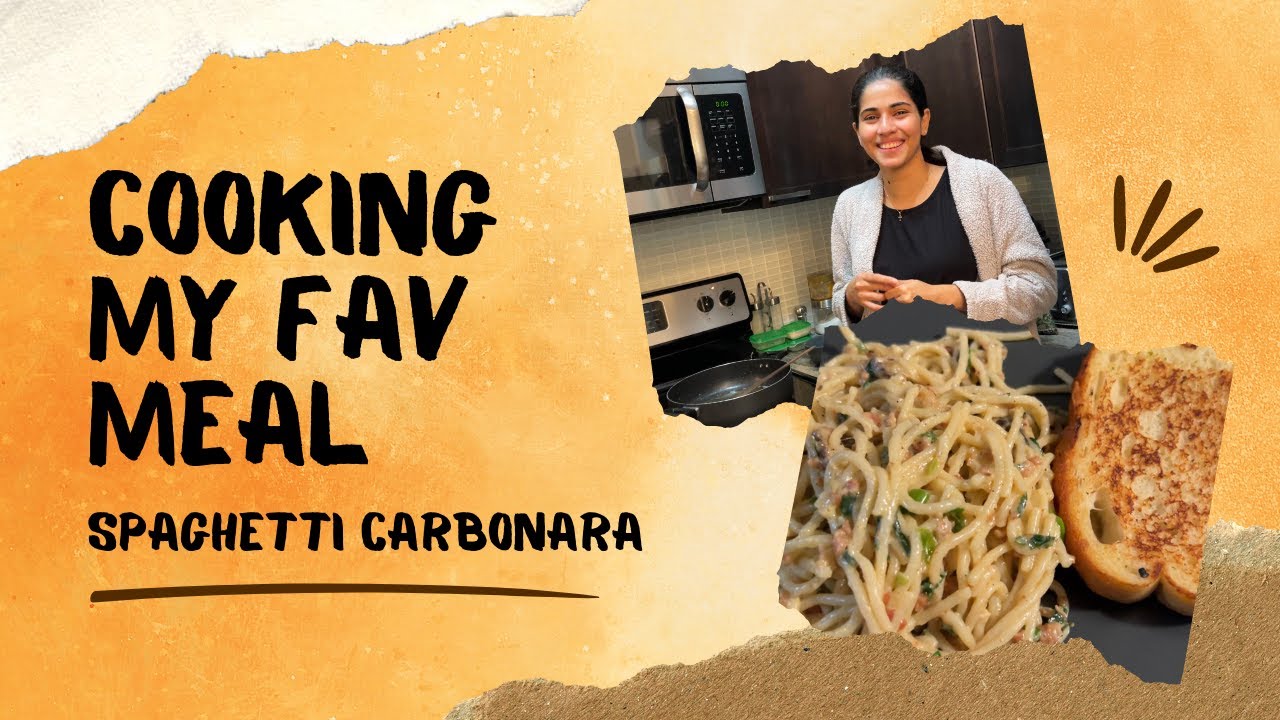 Cooking my fav meal and some chit chat | Spaghetti Carbonara | Dinner time | Easy meal recipes |