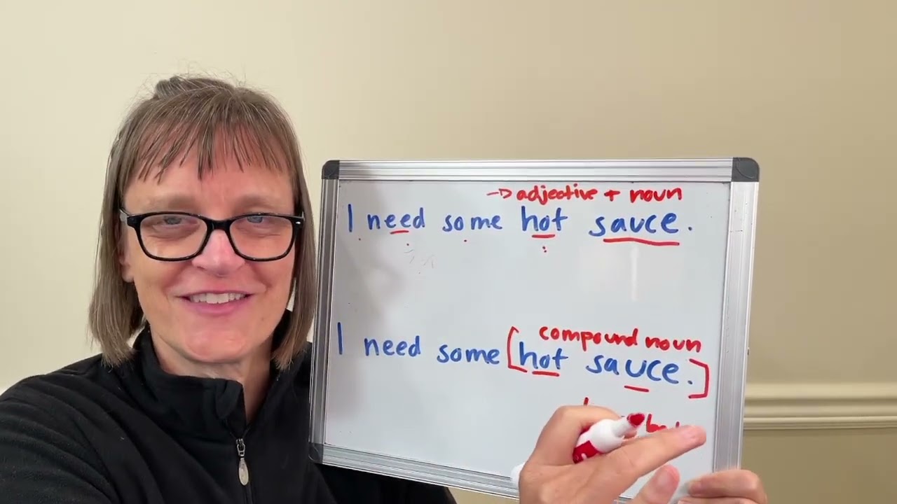 How to Stress Compound Nouns in English