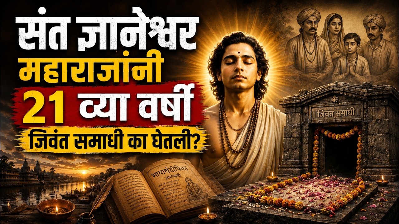संत ज्ञानेश्वर महाराजांची संपूर्ण जीवनकथा | 21 व्या वर्षी जिवंत समाधी का घेतली? 🥺🚩