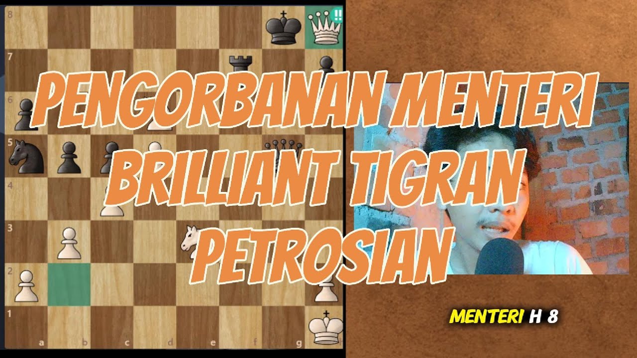 PENGORBANAN MENTERI INDAH OLEH  TIGRAN PETROSIAN! #shorts #caturday #baraachess #games #chess #catur