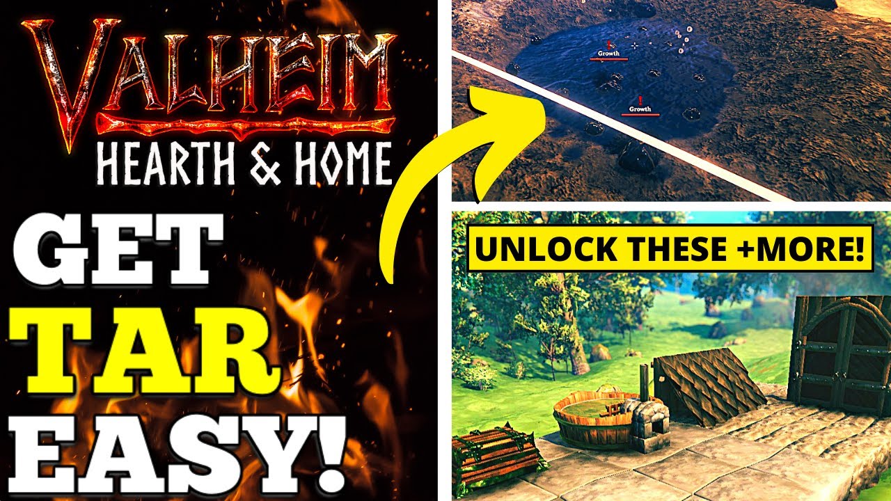 How To Get Tar / Darkwood In Valheim! Easy + Fast!