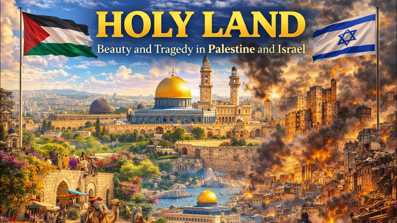 🔥The Holy Land: Beauty, Faith and War | A Journey Through History, Ruins and Hope🔥🇵🇸🇮🇱🕍🕌⛪