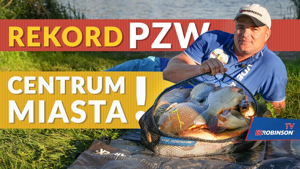 Jak łowić ryby na PZW? Method Feeder - bijemy rekord w centrum miasta! #ROBINSONVLOG 61