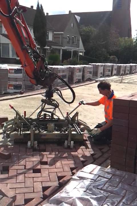 Machinaal bestraten door Zwier Bestratingen