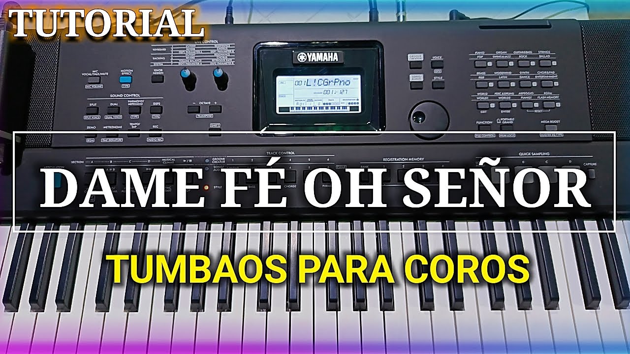 CORO - Dame Fe - Tutorial De TUMBAOS Para Coros PENTECOSTALES (PASO A PASO)